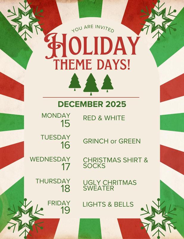 Holiday Dress Theme Days