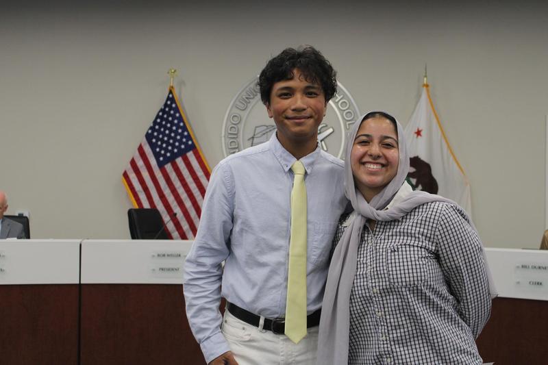 New Student Board Sworn in at EUHSD Board Meeting