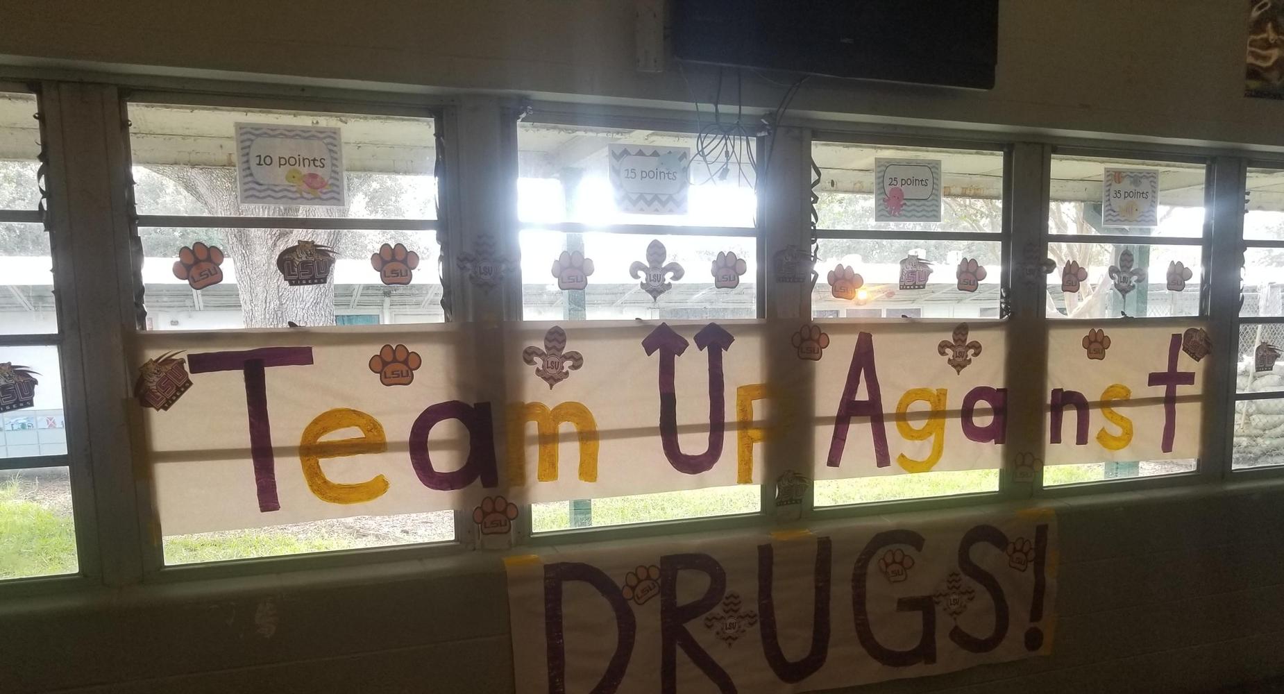 Red Ribbon Week - Team Up Against Drugs