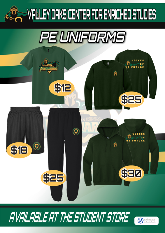 pe clothes prices