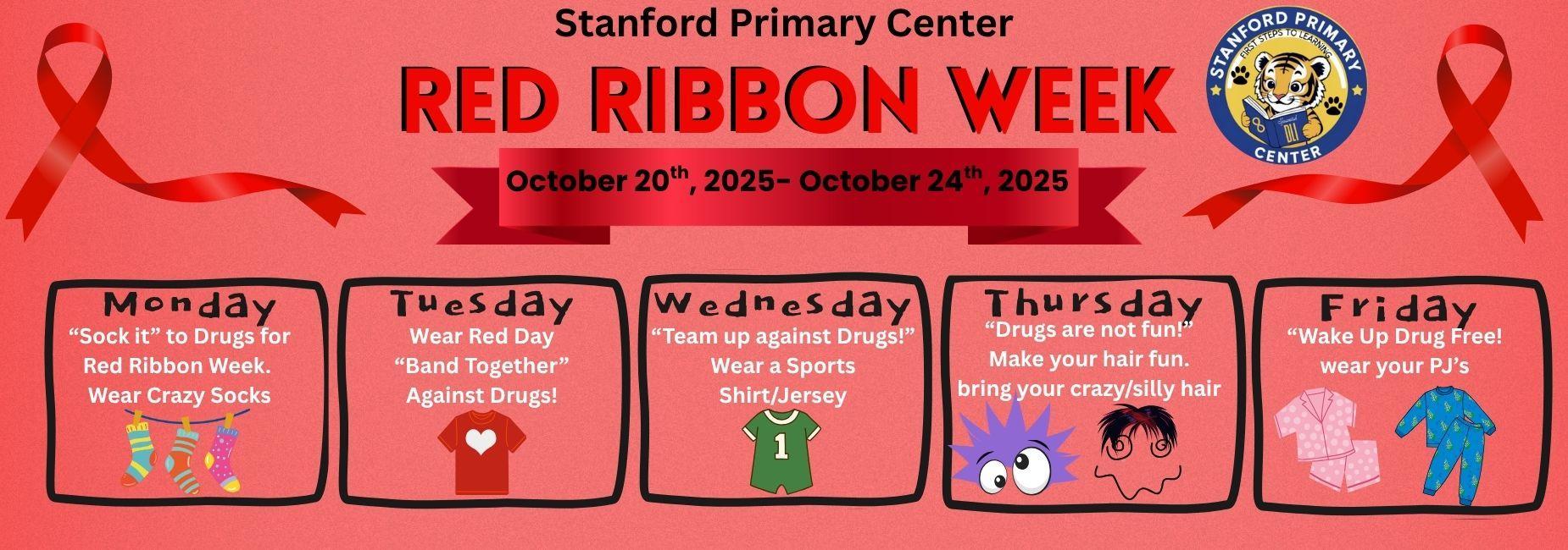 Red Ribbon Week Oct 20- 24th