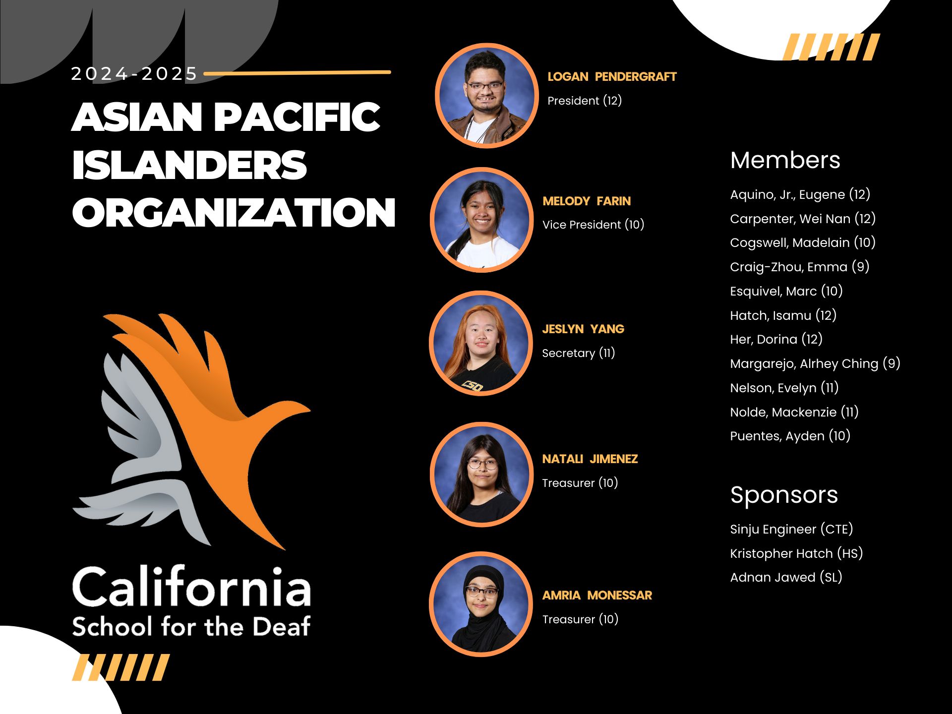 API Officers - Asian Pacific Islanders - California School for the Deaf