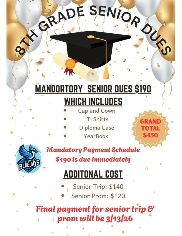 PS/IS66 Grade 8 Senior Dues thumbnail.