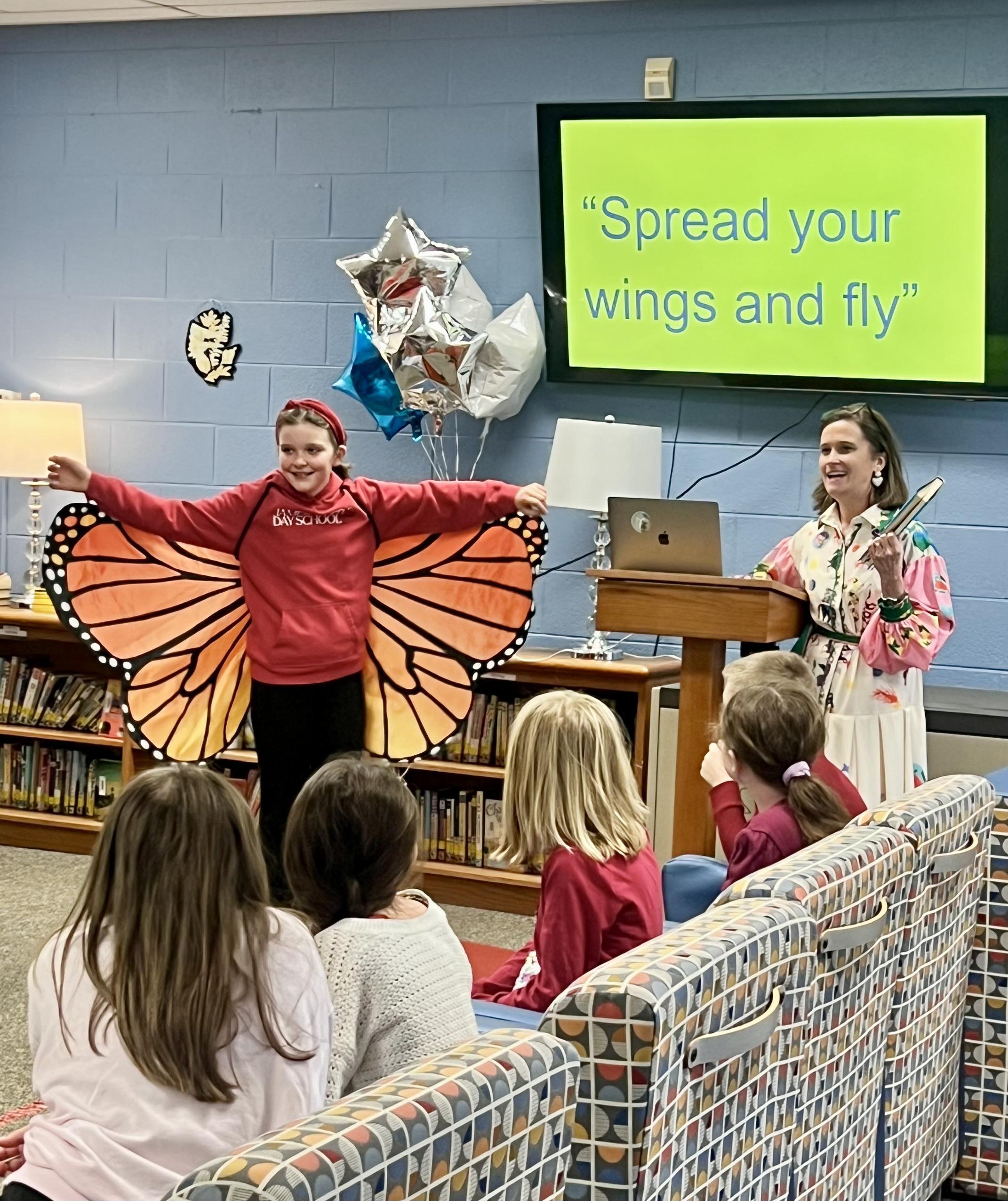 4th graders performed a Figurative Language Fashion Show