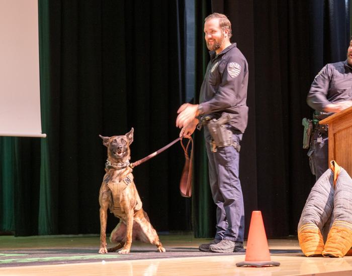 K-9 and Police Handler