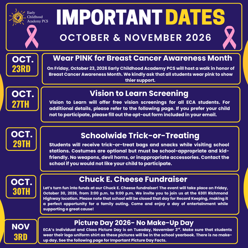 Weekly Guide to Key Dates & Events Featured Photo