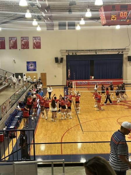 Volleyball: Your Lady Pirates came out the gates with the win over rival, Lady Bearcats!! Congratulations!!