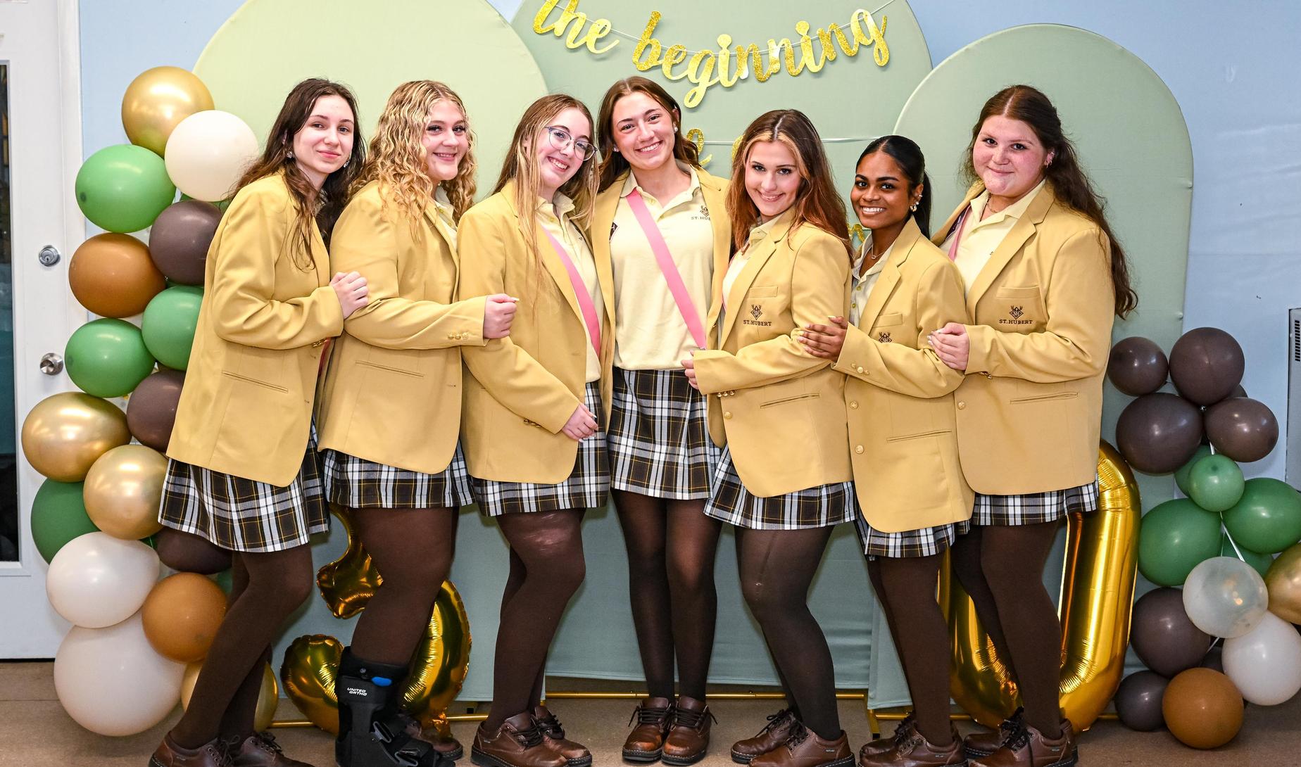 Saint Hubert student gathering