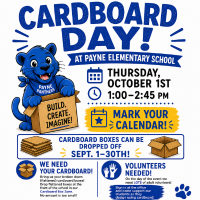 Cardboard Day - Thursday, October 1st Thumbnail Image