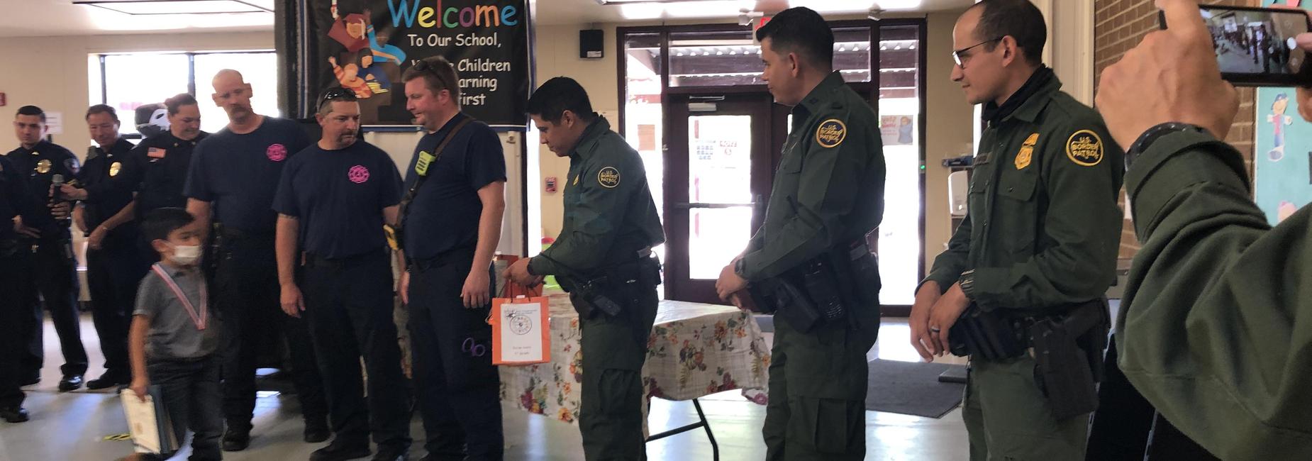 Today was a great day to recognize our October Students of the Month. These are students who exemplify excellence in the classroom. Thank you to our partners (City of Encinal, Encinal PD, Encinal FD, and representatives from Border Patrol and the office of Henry Cuellar) for ensuring that KidsComeFirst.