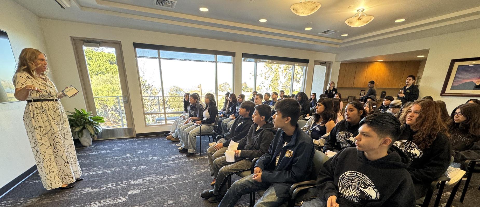 in orientation at PLNU