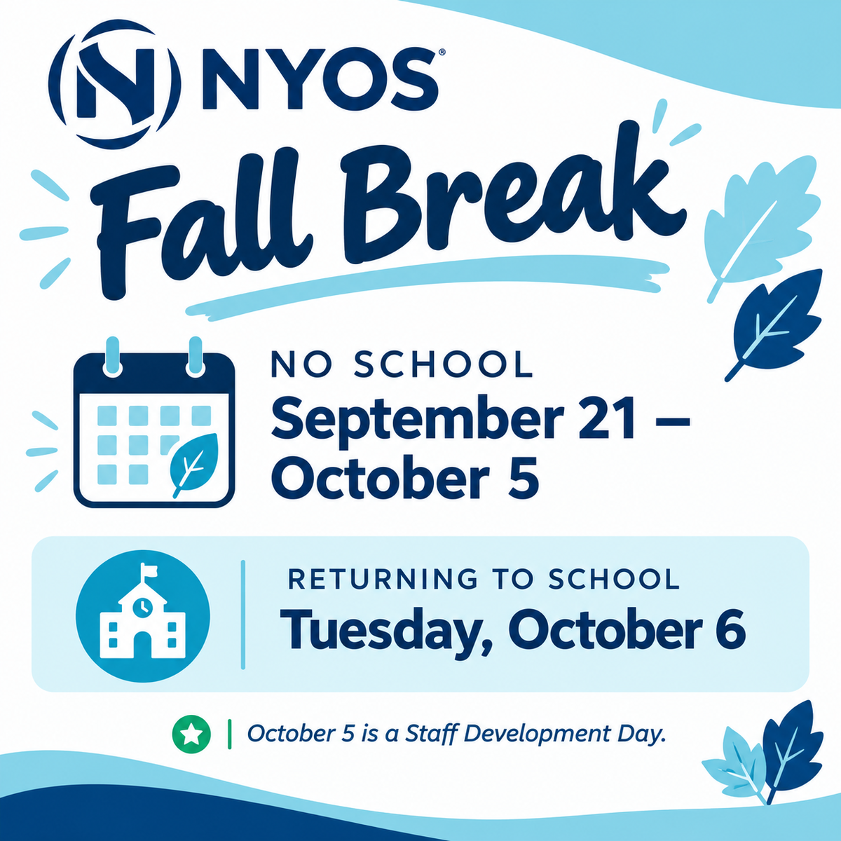 Fall Break Next Week