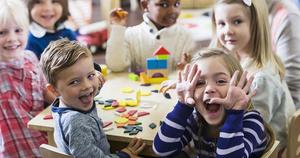 Children in an art club