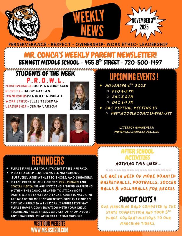 Weekly Parent Newsletter English