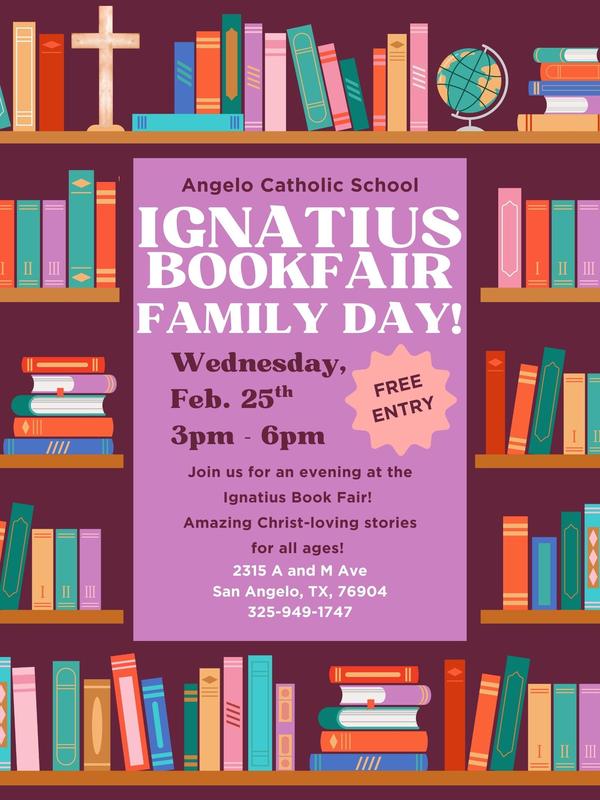 Ignatius Book Fair! Feb. 25