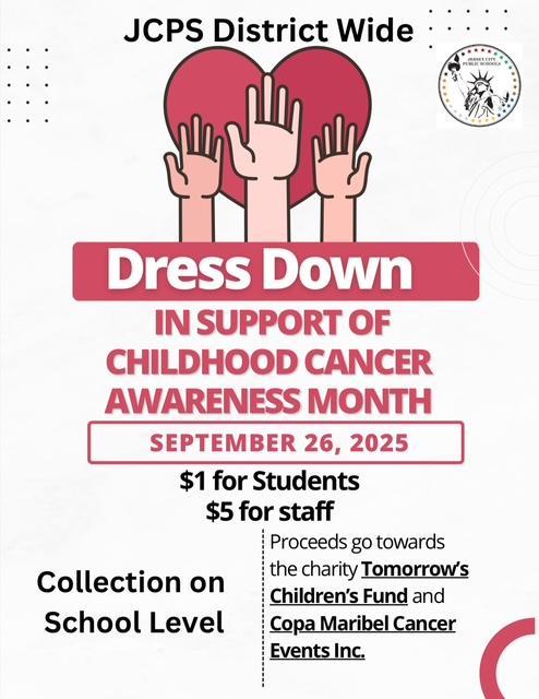 Dress Down Friday $1 for Students - 9/26/25