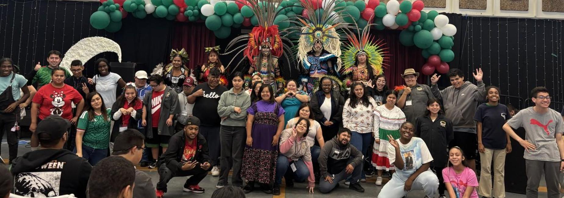 Cinco de Mayo performers and students