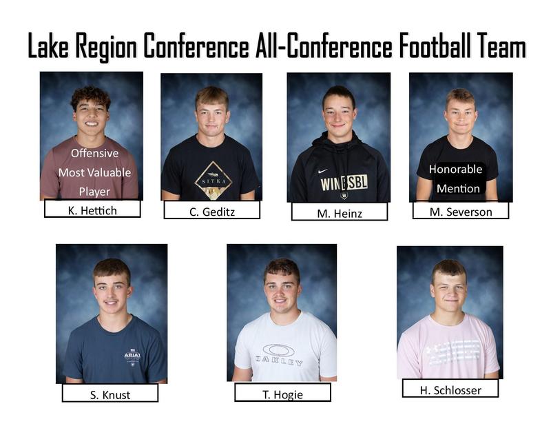 IHS football boys named to the LRC all- conference team