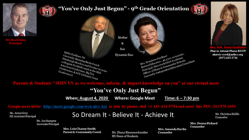 9th grade orientation flyer