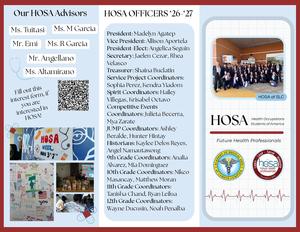 hosa first page