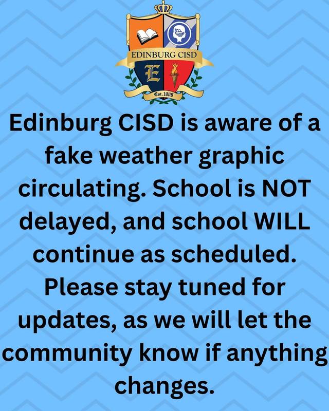 Weather Update graphic