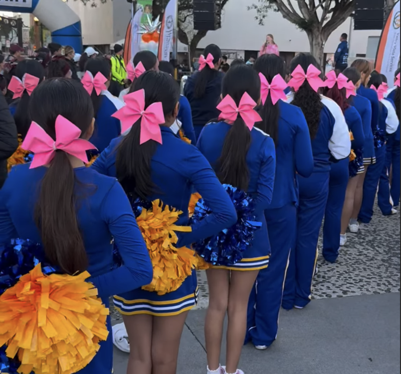 ghs cheerleaders at event