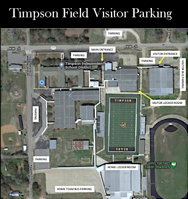 Timpson Field Visitor Parking