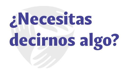 Necesitas decirnos algo