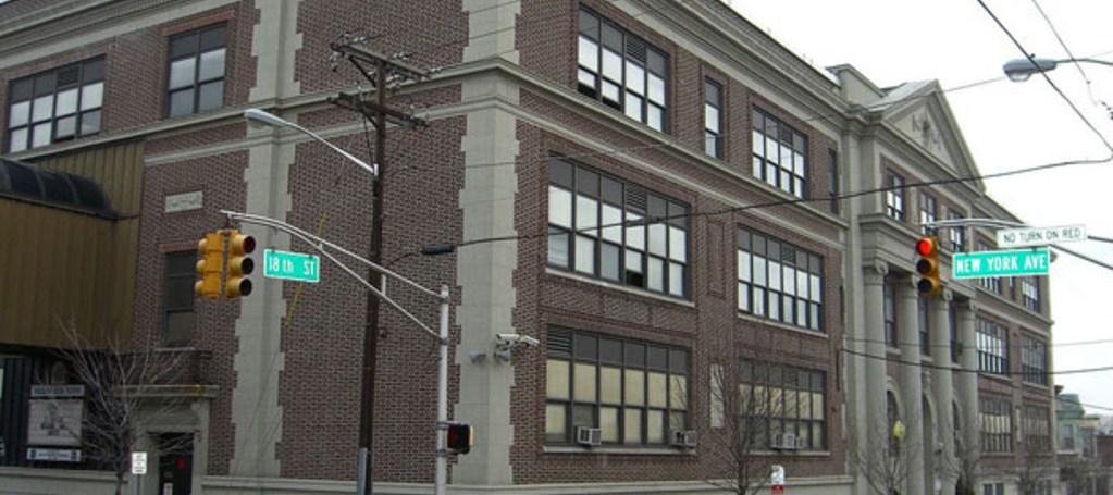 emerson middle school main building facade