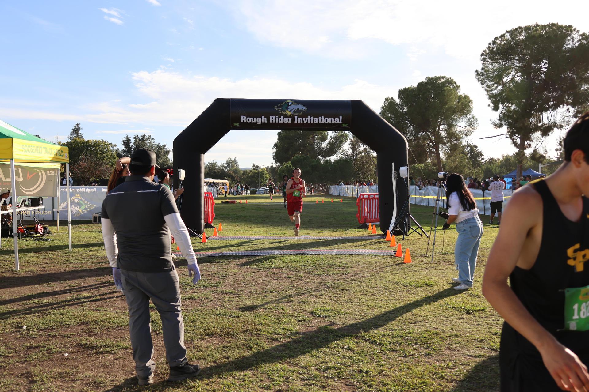 cross country runners in action