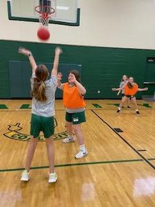 MS PE class with Mrs Yedinak