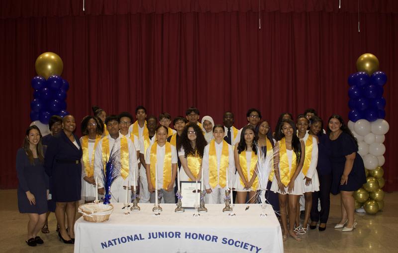 NJHS members of 2026 and staff