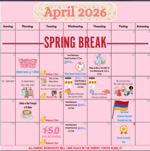 April Calendar