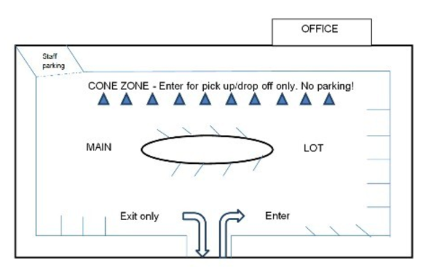 parking lot map