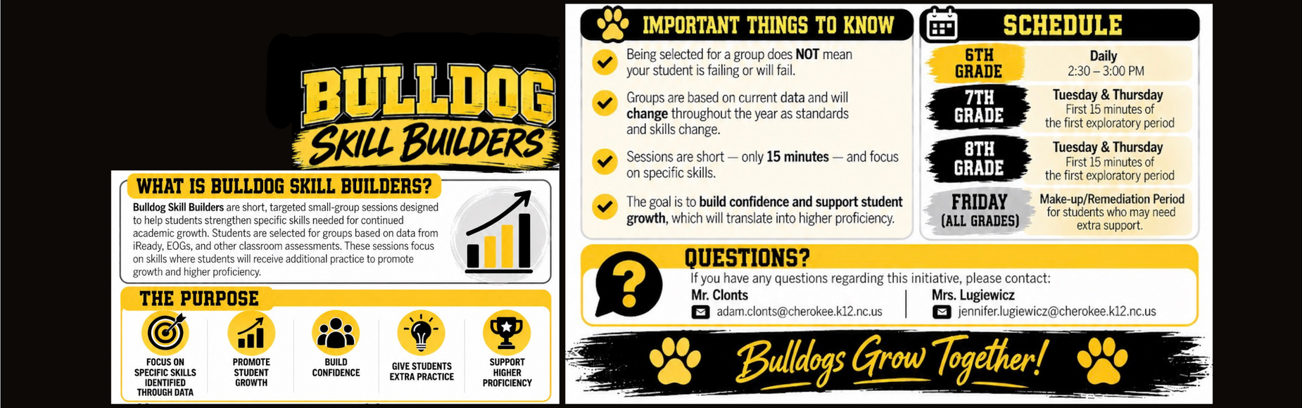 Bulldog Skill Builders