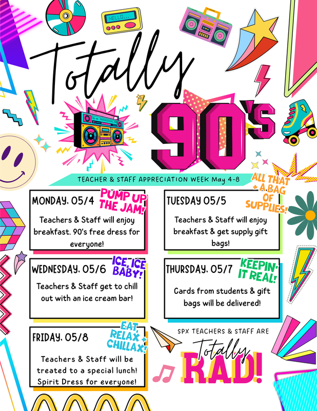 Teacher Appreciation Week ~ May 4 - 8!