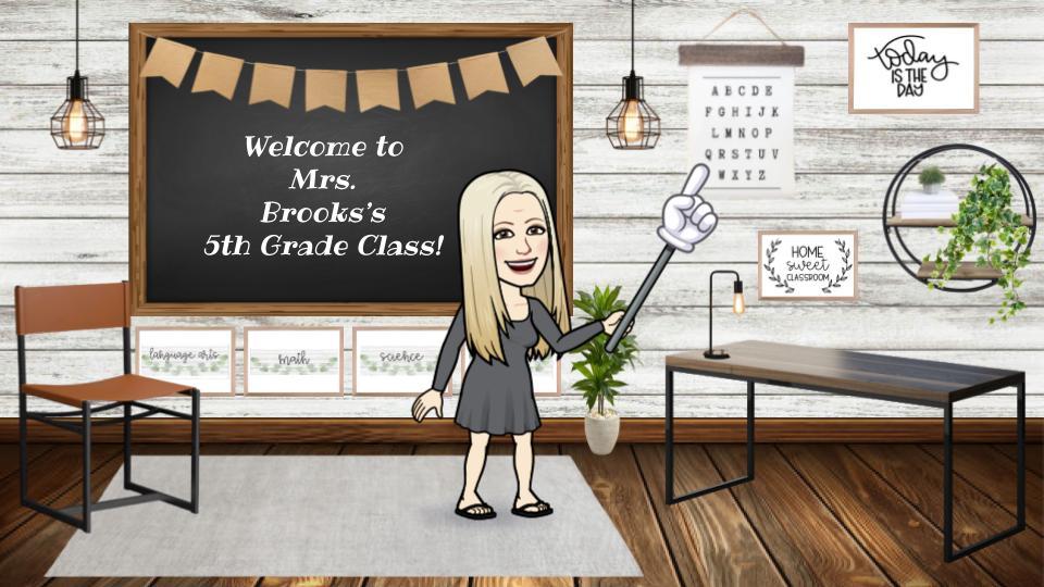 Welcome to 5th Grade!