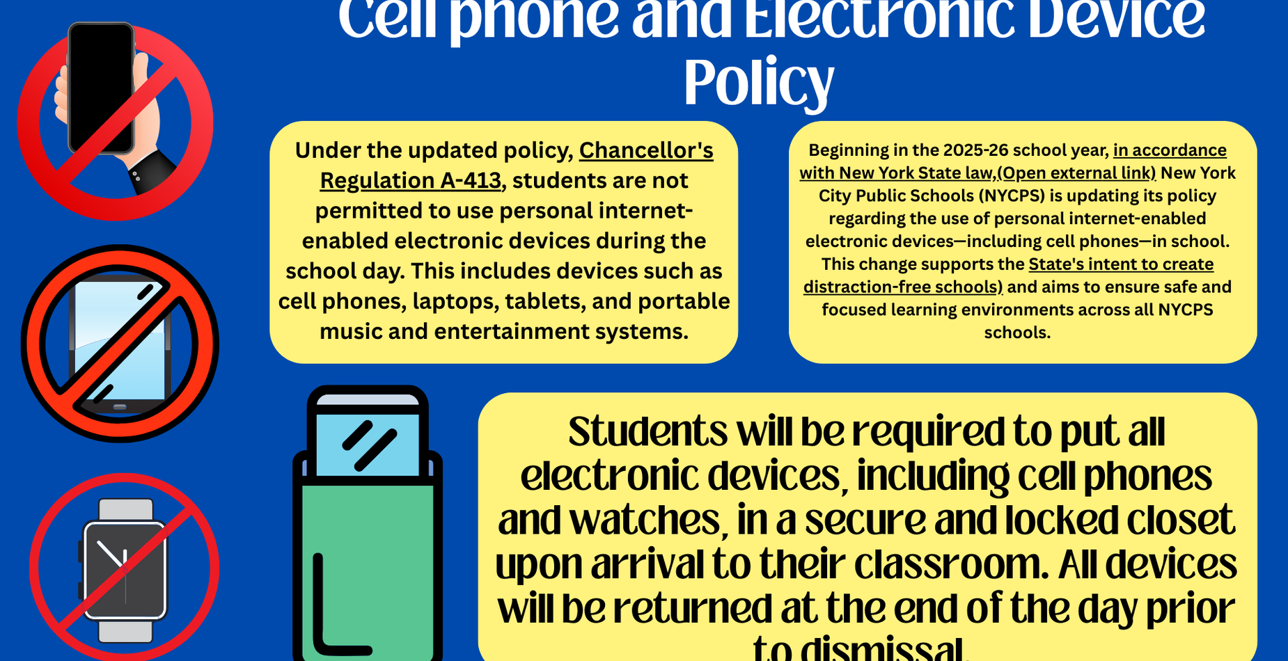 cell phone policy