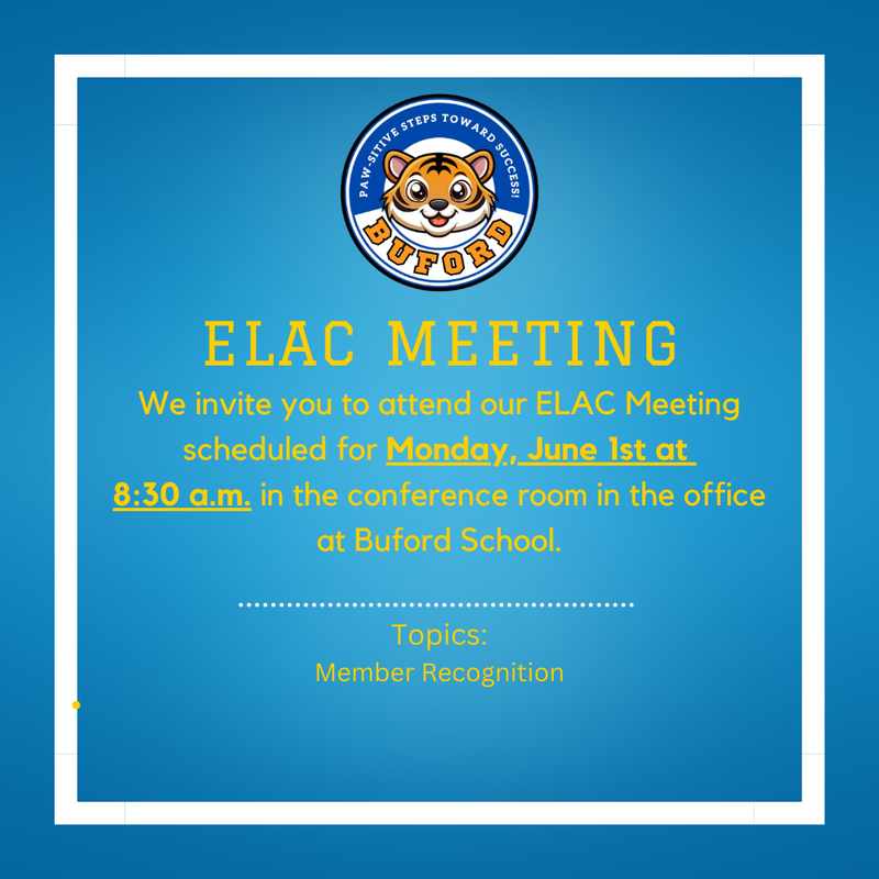 ELAC Meeting