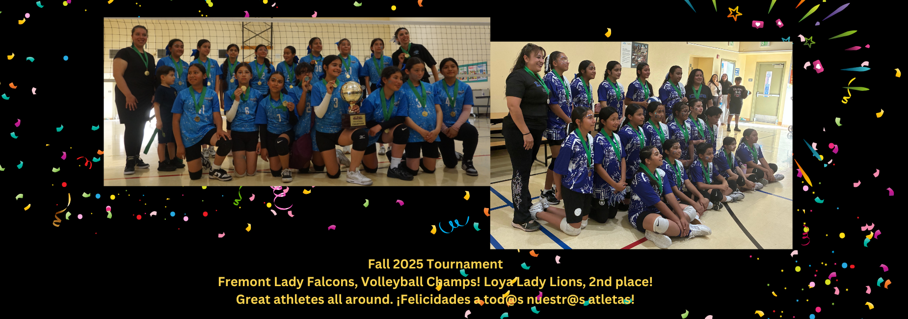 Spring 2025 Volleyball Champions