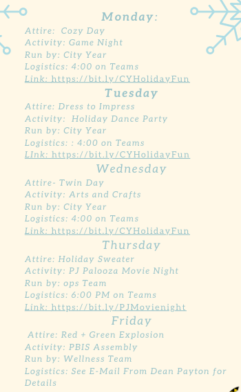 Leckie Holiday Spirit Week 12/14 - 12/18 Featured Photo
