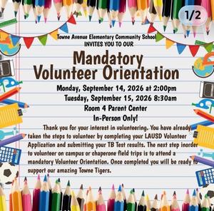 Volunteer orientation