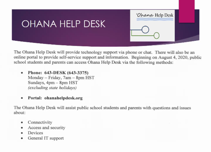 Ohana Help Desk