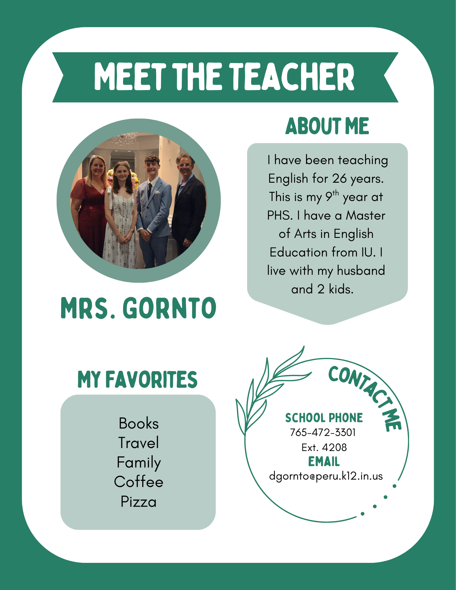 Meet Mrs. Gornto