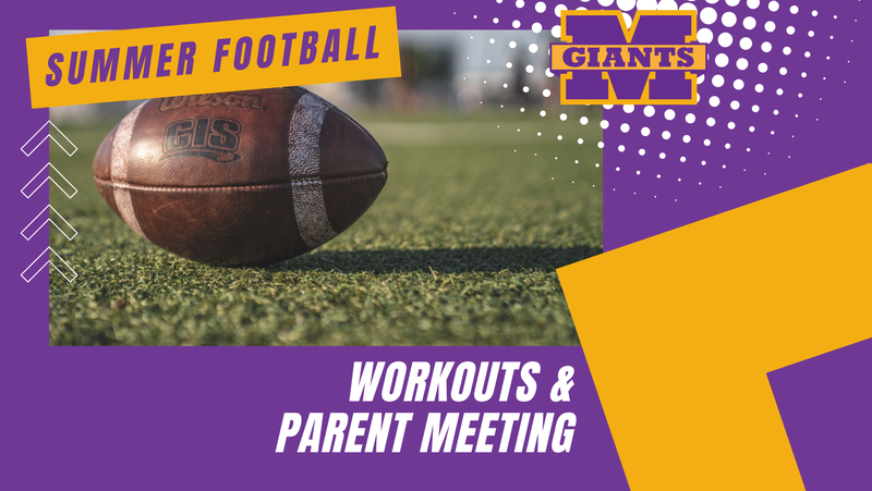promo graphic - MHS summer football 2026