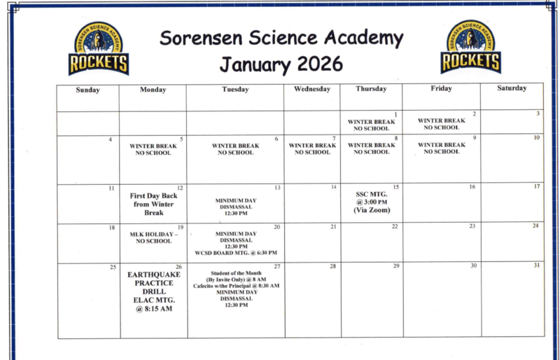 jan sorensen calendar