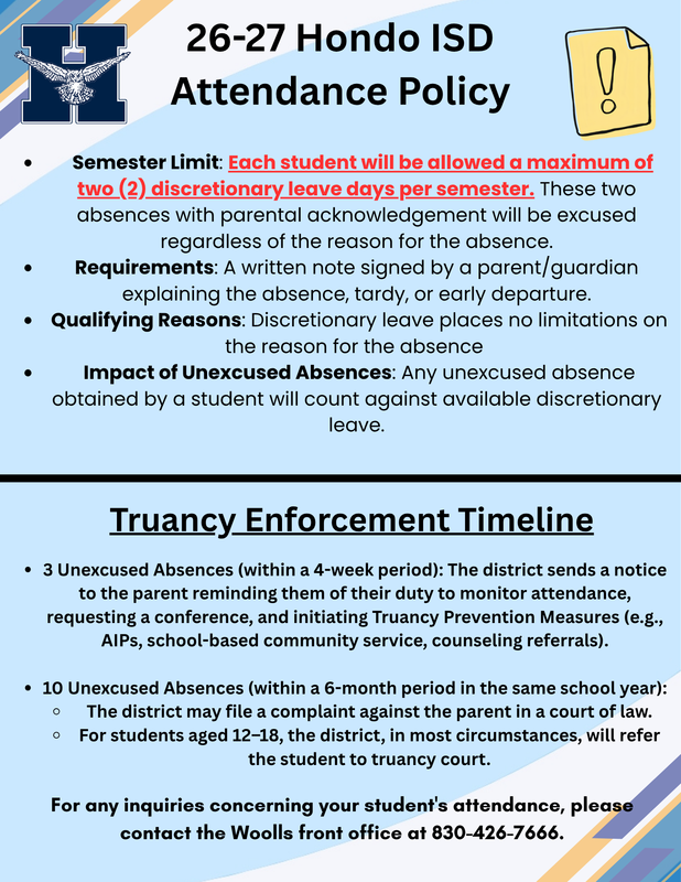 Attendance Policy Change