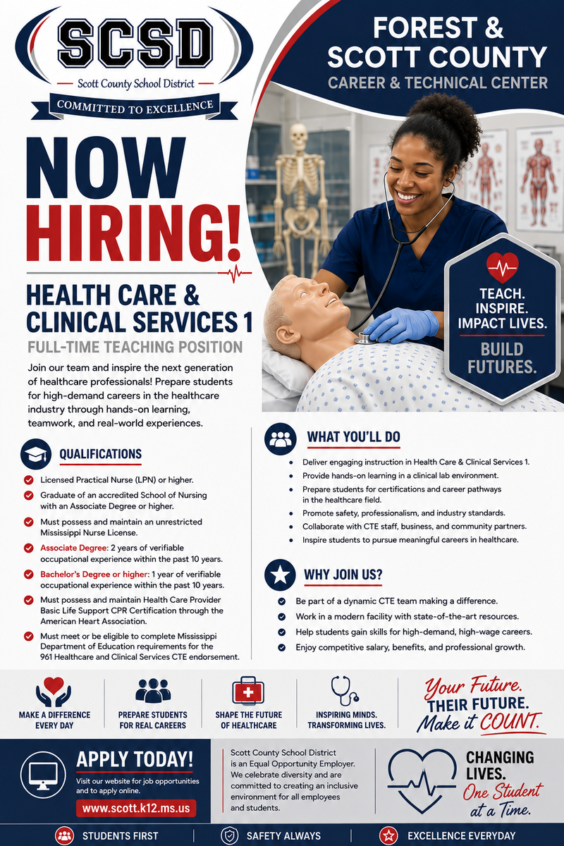 Now Hiring! Health Care & Clinical Services Featured Photo