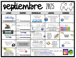 Eventos de septiembre
