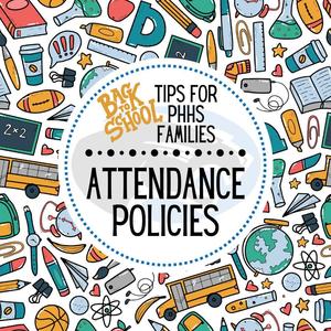 graphic that says "attendance policies"